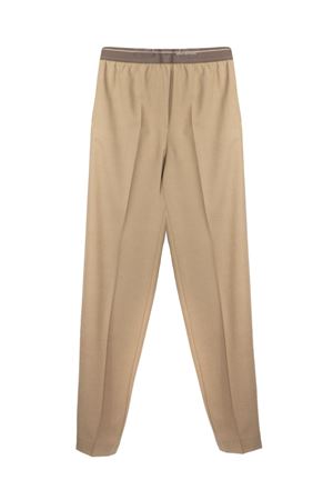 Pantalone in misto lana vergine beige SEMI COUTURE | Y6SI30V590